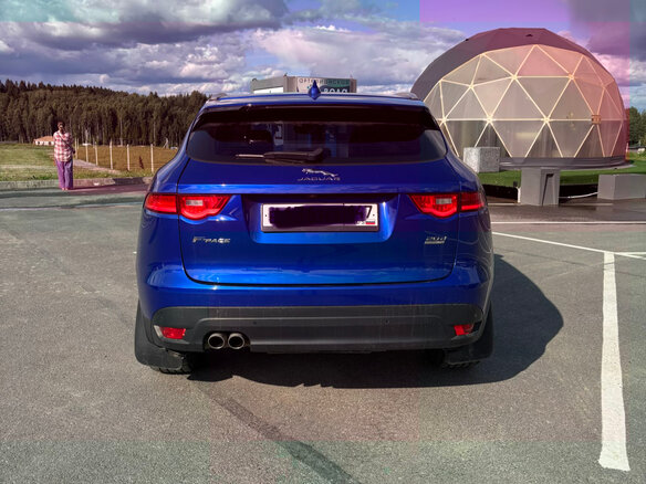 2018 Jaguar F-Pace I, синий, 2150000 рублей - вид 4