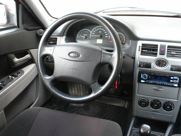 2008 Lada (ВАЗ) Priora I, красный, 295000 рублей - вид 15