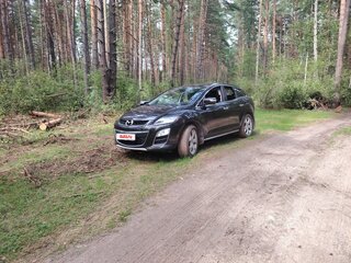 2010 Mazda CX-7 I Рестайлинг, чёрный, 965000 рублей, вид 3