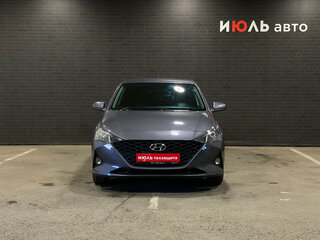 2021 Hyundai Solaris II Рестайлинг, серый, 1340000 рублей, вид 2