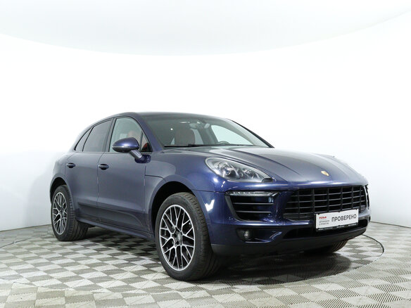 2015 Porsche Macan S I, синий, 2750000 рублей - вид 2