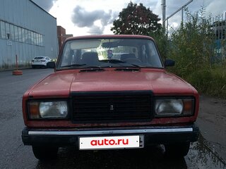 1987 Lada (ВАЗ) 2107, красный, 105000 рублей, вид 3