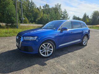 2016 Audi Q7 II (4M), синий, 3600000 рублей, вид 2