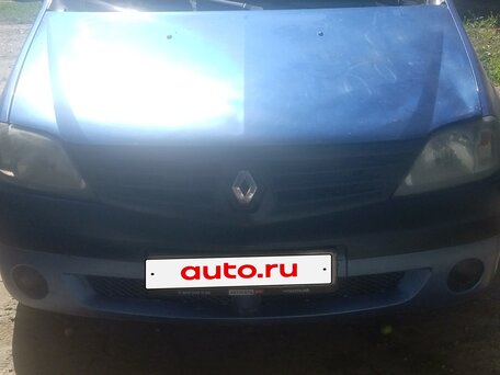 2008 Renault Logan I, синий, 130000 рублей, вид 1