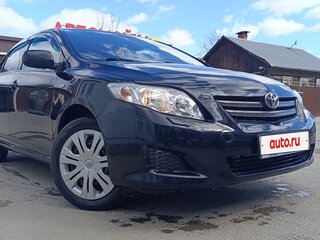 2008 Toyota Corolla AMT X (E140, E150), чёрный, 1150000 рублей, вид 1