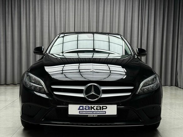 2019 Mercedes-Benz C-Класс 200 IV (W205) Рестайлинг, чёрный - вид 3