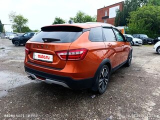 2021 Lada (ВАЗ) Vesta SW I, оранжевый, 1200000 рублей, вид 4