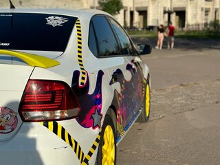 2016 Volkswagen Polo V Рестайлинг, белый, 1200000 рублей, вид 3