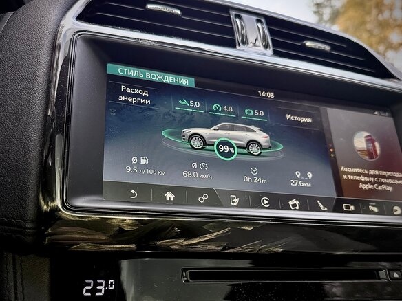 2016 Jaguar F-Pace S I, синий, 2980000 рублей - вид 16