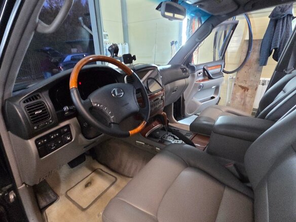 2003 Lexus LX 470 II Рестайлинг, чёрный, 1820000 рублей - вид 7
