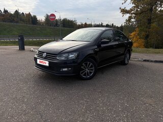 2019 Volkswagen Polo V Рестайлинг, чёрный, 1375000 рублей, вид 1