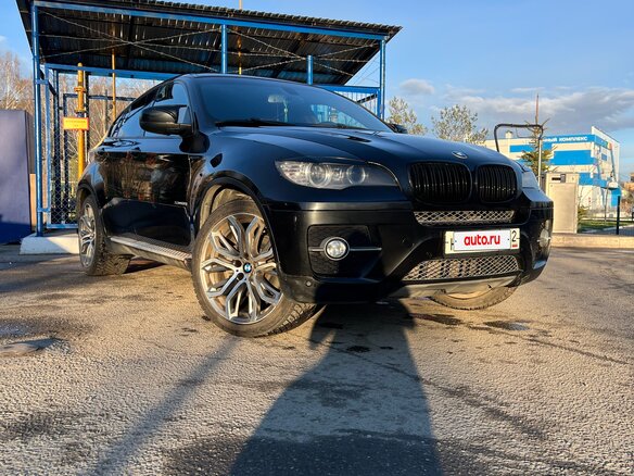 2009 BMW X6 35i 6-speed I (E71), чёрный, 1550000 рублей - вид 1