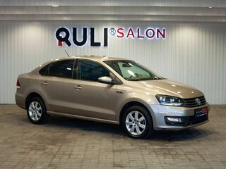 2015 Volkswagen Polo V, бежевый, 1010000 рублей, вид 3