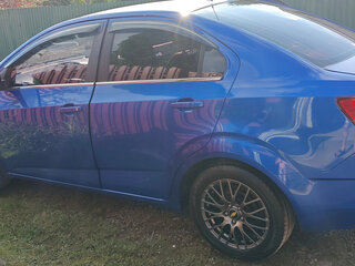 2013 Chevrolet Aveo II, синий, 830000 рублей, вид 3