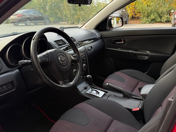 2006 Mazda 3 I (BK) Рестайлинг, красный, 480000 рублей - вид 10