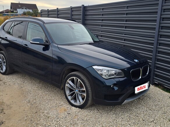 2013 BMW X1 20i I (E84) Рестайлинг, синий - вид 4