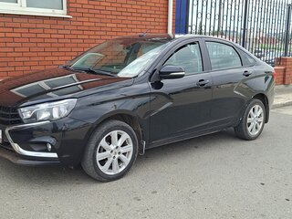 2021 Lada (ВАЗ) Vesta I, чёрный, 900000 рублей, вид 1