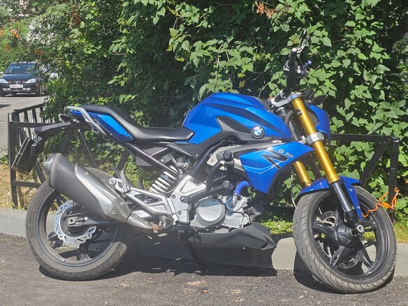 2017 BMW G 310 R, синий, 375000 рублей - вид 5