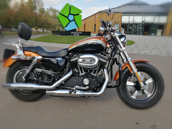 2014 Harley-Davidson XL1200, оранжевый, 999000 рублей