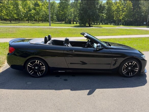 2015 BMW 4 серии 420d F32/F33/F36, чёрный, 2200000 рублей - вид 3
