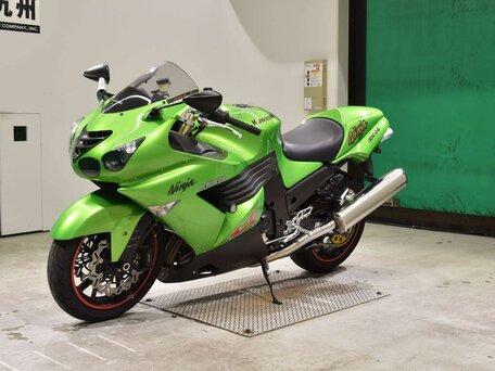 2012 Kawasaki ZX-14R, зелёный, 847000 рублей, вид 4