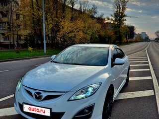 2011 Mazda 6 II (GH) Рестайлинг, белый, 1300000 рублей, вид 3