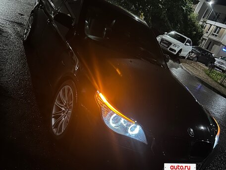 2007 BMW 5 серии 535i V (E60/E61) Рестайлинг, чёрный, 1650000 рублей, вид 5