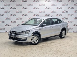 2017 Volkswagen Polo V Рестайлинг, серебристый, 899000 рублей, вид 1