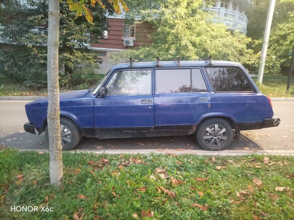 2008 Lada (ВАЗ) 2104, синий, 80000 рублей