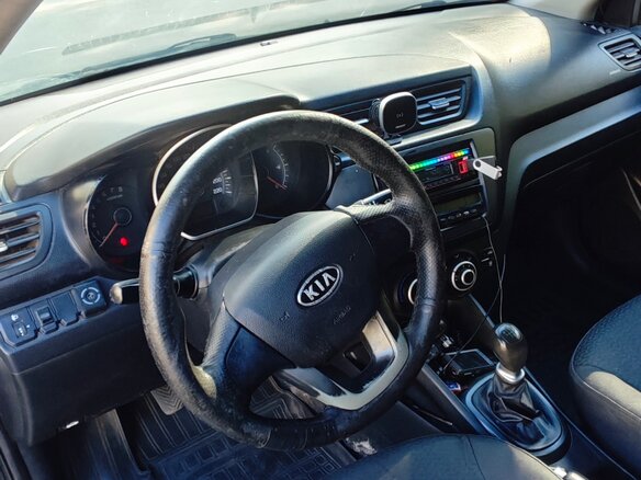 2011 Kia Rio III, чёрный, 580000 рублей - вид 5