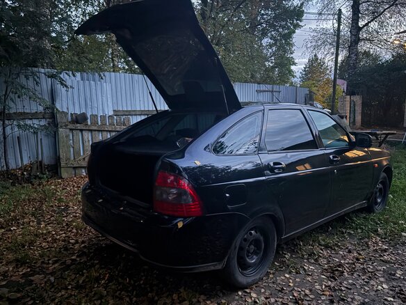2012 Lada (ВАЗ) Priora I, чёрный - вид 8