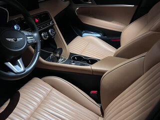 2021 Genesis G70 I Рестайлинг, синий, 3700000 рублей, вид 3