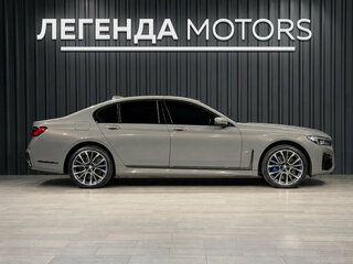 2019 BMW 7 серии 740d xDrive VI (G11/G12) Рестайлинг, серый, 5490000 рублей, вид 3