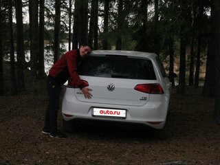 2014 Volkswagen Golf VII, белый, 1150000 рублей, вид 2