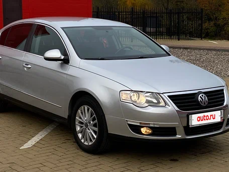 2009 Volkswagen Passat B6, серебристый, 640000 рублей, вид 3