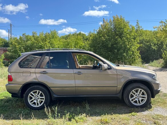 2005 BMW X5 3.0i I (E53) Рестайлинг, серый - вид 4