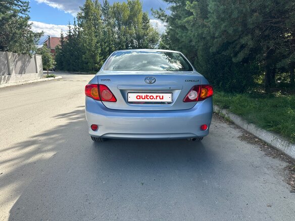2008 Toyota Corolla X (E140, E150), голубой, 1100000 рублей - вид 3