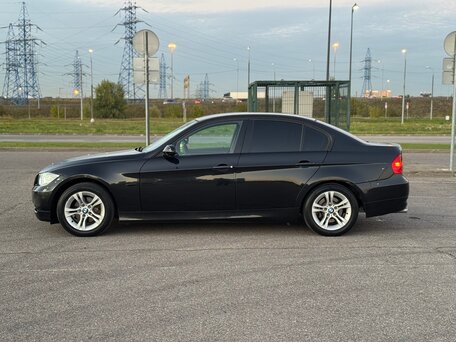 2008 BMW 3 серии 320i V (E90/E91/E92/E93), чёрный, 770000 рублей, вид 4