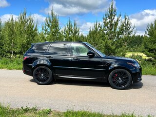 2020 Land Rover Range Rover Sport II Рестайлинг, чёрный, 5000000 рублей, вид 4