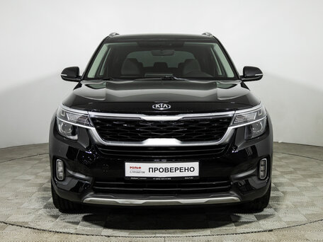 2021 Kia Seltos I, чёрный, 1850000 рублей, вид 2