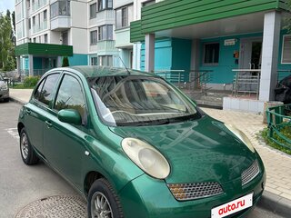 2003 Nissan March III (K12), зелёный, 350000 рублей, вид 3