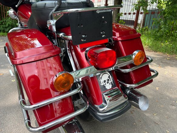 2007 Harley-Davidson Electra Glide, красный, 635000 рублей - вид 8