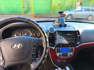 2006 Hyundai Santa Fe II, чёрный, 1100000 рублей, вид 3