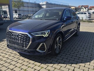 2022 Audi Q3 Sportback 35 TFSI MHEV II (F3), синий, 3200000 рублей, вид 1