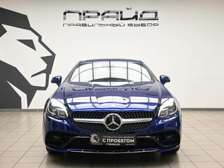 2017 Mercedes-Benz SLC 200 I (R172), синий, 3034000 рублей, вид 3