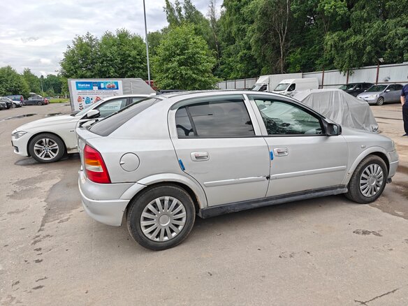 2002 Opel Astra G, серый, 230000 рублей - вид 4
