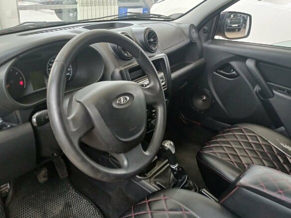 2014 Lada (ВАЗ) Granta I, оранжевый, 359000 рублей - вид 8