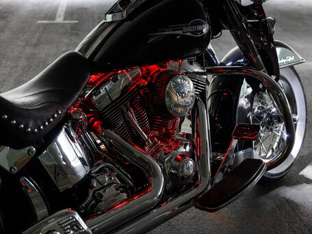 2007 Harley-Davidson Heritage, чёрный, 700000 рублей, вид 5
