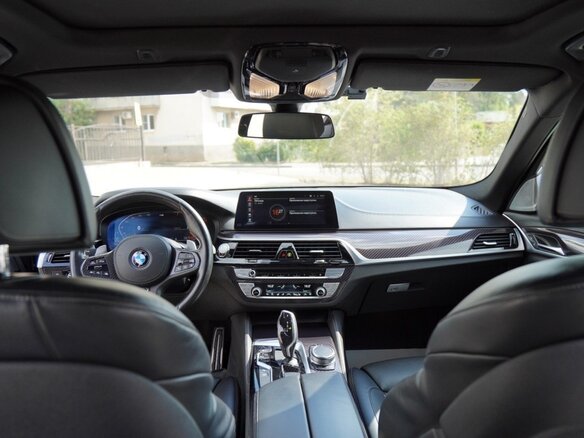 2020 BMW 5 серии 540i xDrive VII (G30/G31/G38) Рестайлинг, синий, 6199000 рублей - вид 14