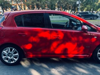 2008 Opel Corsa D, красный, 360000 рублей, вид 4